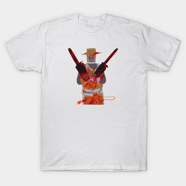 Murder Party Chris - Bloody Minimal 2 T-Shirt by BigOrangeShirtShop